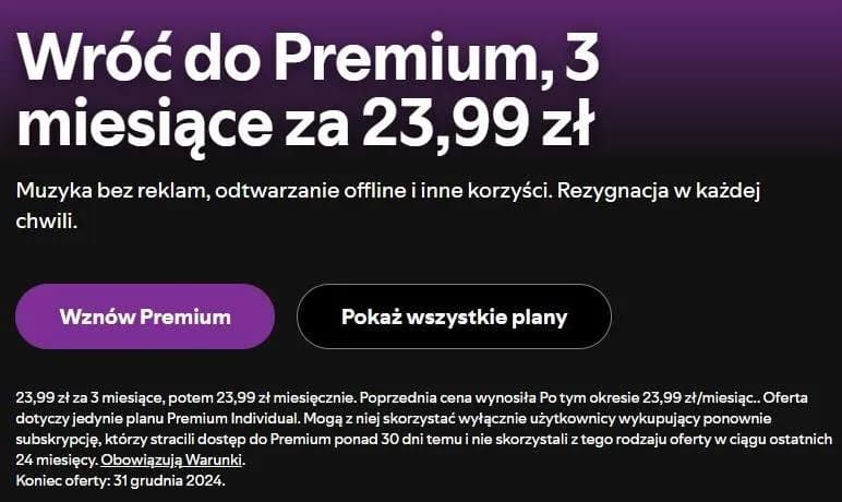 Ile kosztuje Spotify Premium na 3 miesiące? Ciekawostki i szczegóły oferty
