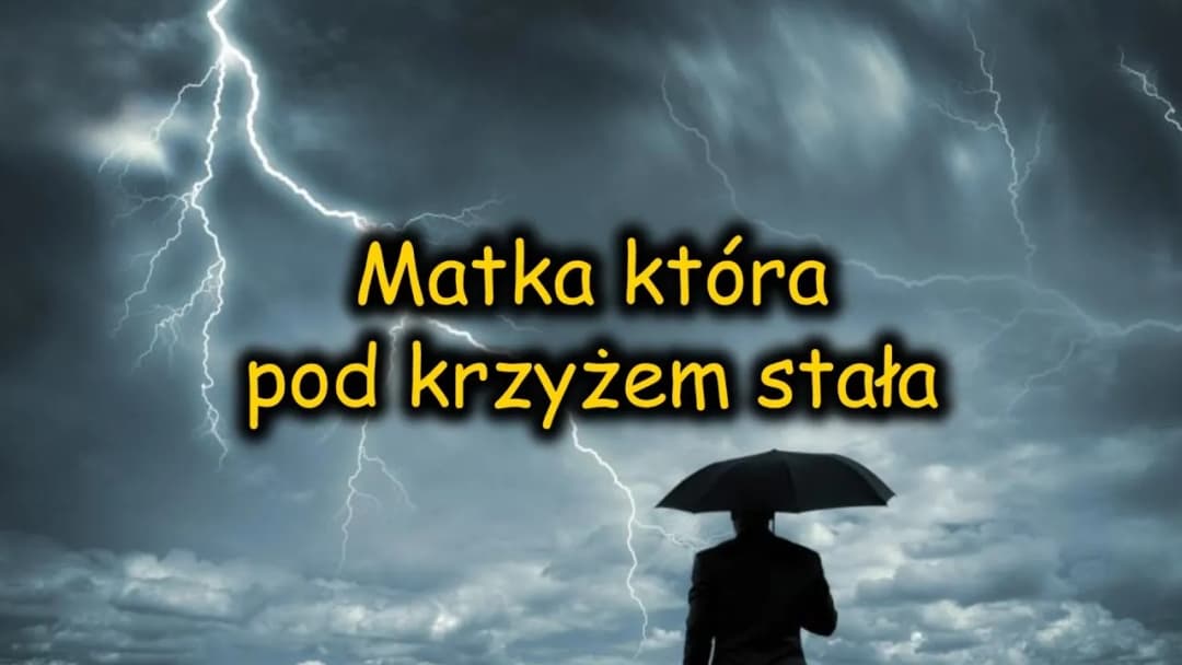 Matka która pod krzyżem stała - wysokiej jakości podkład muzyczny do pieśni